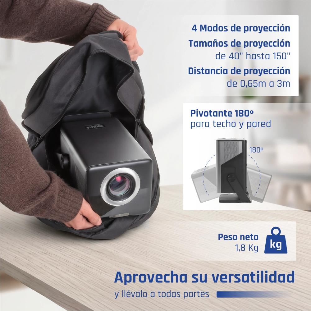 iggual Pack proyector 4K + Lona proyección100" - Imagem de Detalhe 13
