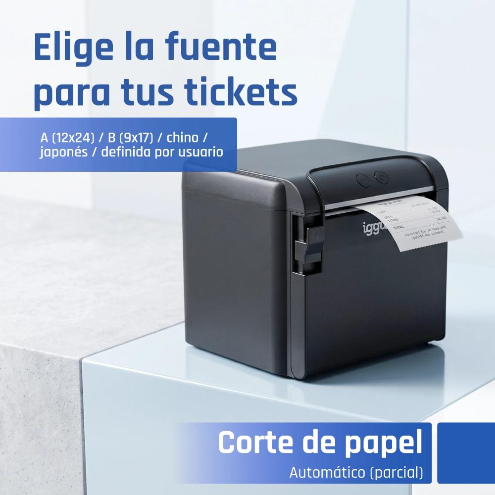 iggual Impresora Térmica TP9000 USB+RJ45+RJ45RS232 - Imagem de Detalhe 4
