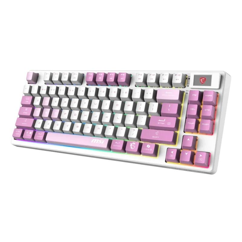 Msi Teclado FORGE GK600 TKL W VIOLET ES BT - Imagem de Detalhe 4