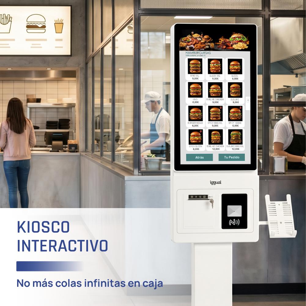 iggual Kiosco interactivo FHD ORCHID 27" Android - Imagem de Detalhe 1