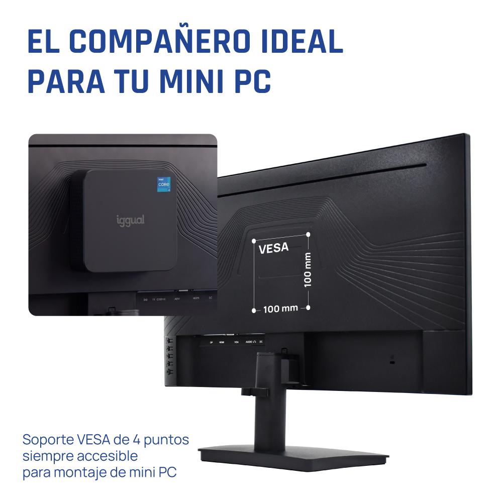 iggual Monitor 24" 120Hz 1ms MM VESA Mini PC - Imagem de Detalhe 5