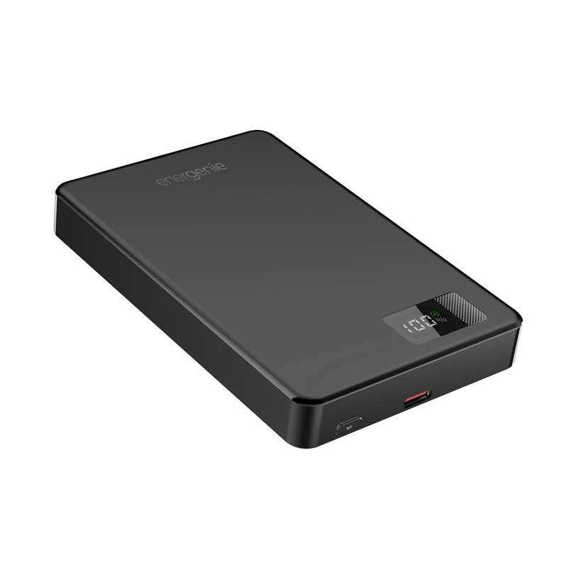 Gembird Powerbank wireless de 15 W  LCD 10000 mAh - Imagem de Detalhe 1