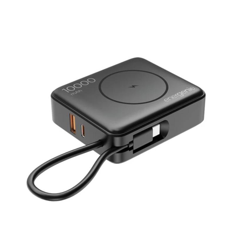 Gembird Powerbank inalámbrico 10000 mAh Negro - Imagem de Detalhe 1