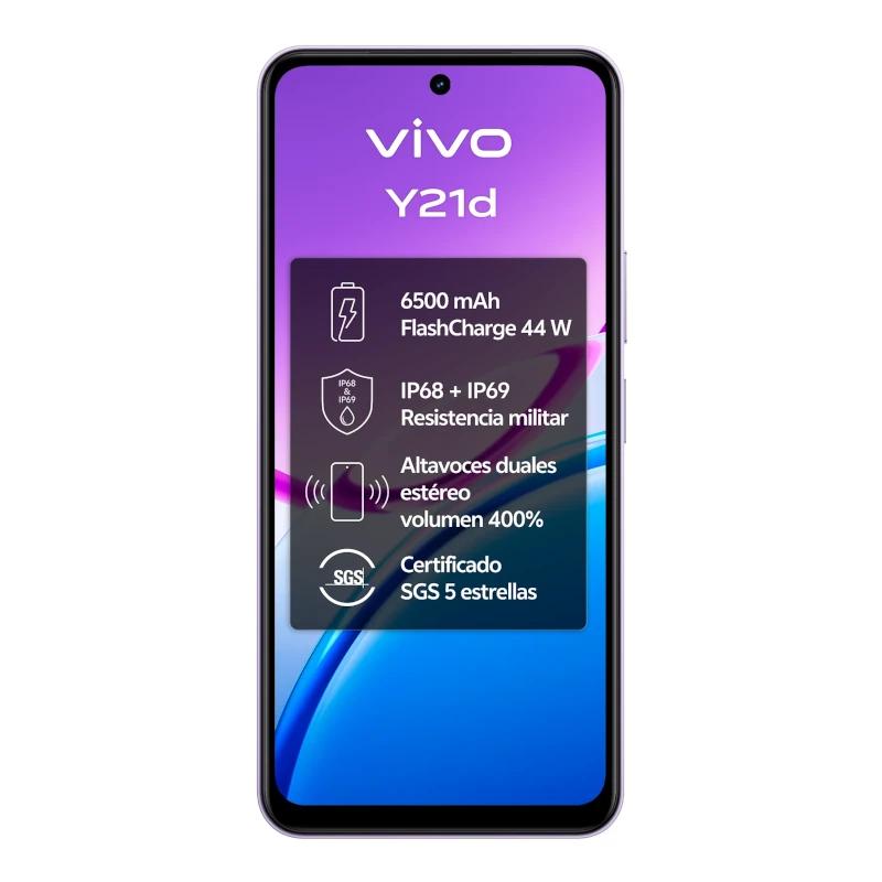 VIVO Y21d 5G 6.68" 4Gb(+4) 128Gb IP69 Lavanda Purp - Imagem de Detalhe 1