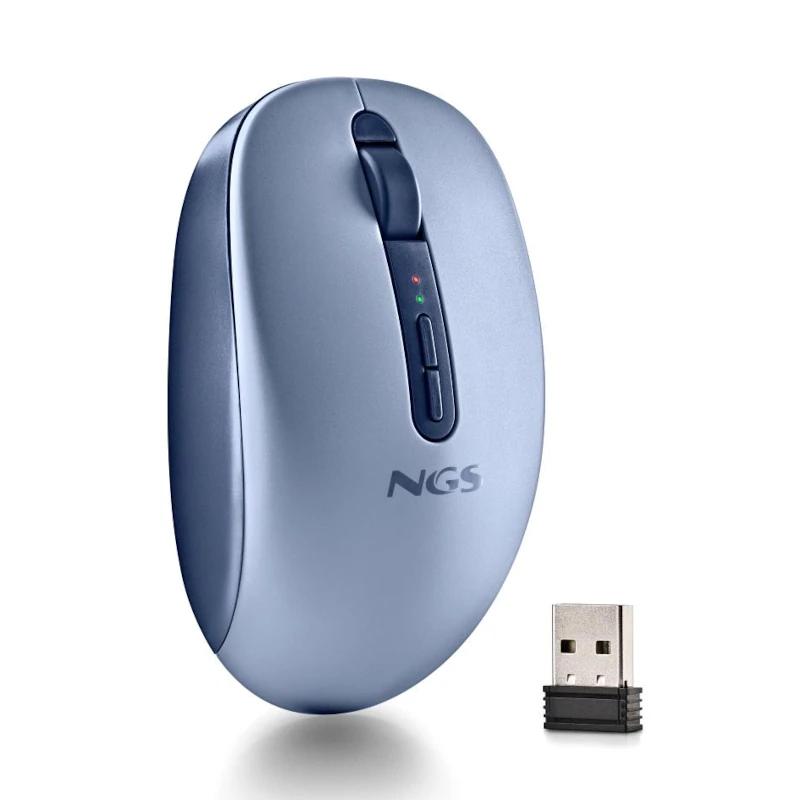 NGS Ratón Inalámbrico 2.4GHZ Dual BT FOGDUAL BLUE - Imagem de Detalhe 1