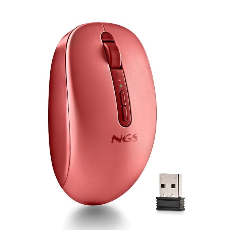 NGS Ratón Inalámbrico 2.4GHZ Dual BT FOGDUAL RED - Imagem de Detalhe 1