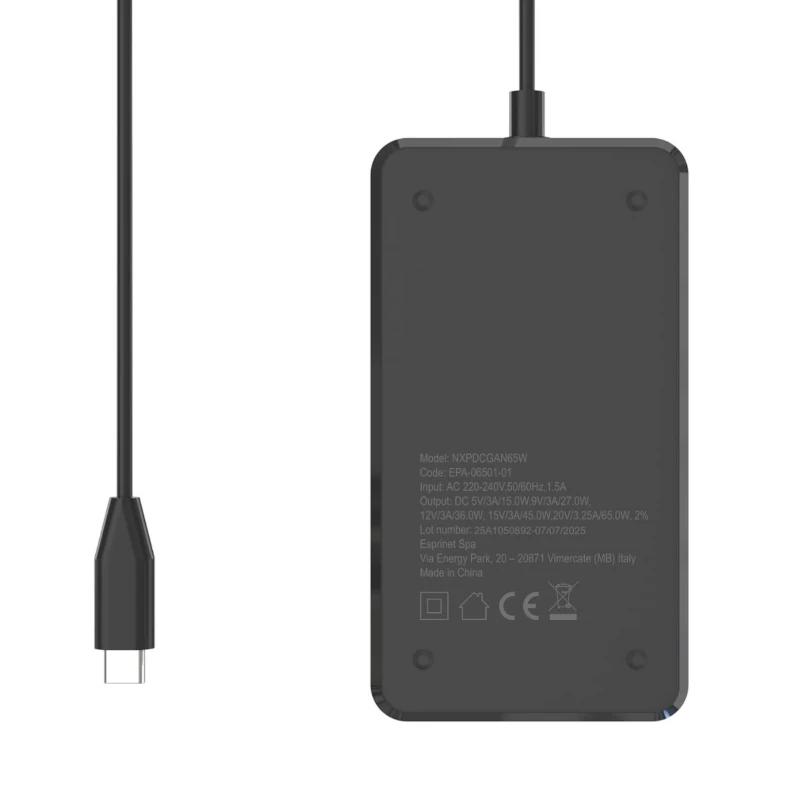 NILOX CARGADOR UNIVERSAL GAN 65W USB-C - Imagem de Detalhe 1