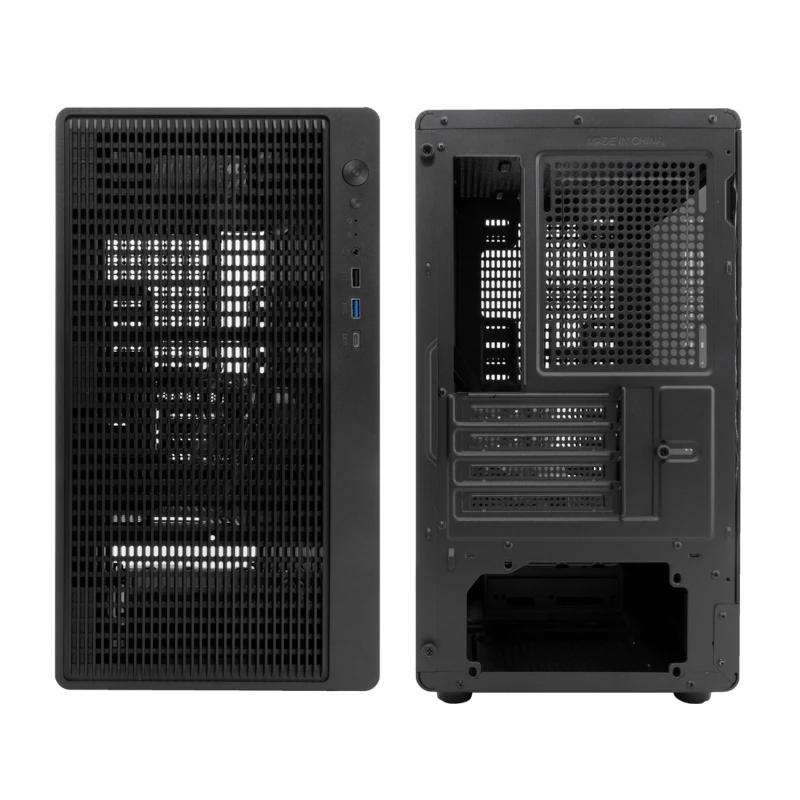 Coolbox Caja Gaming MATX GM350 DARKFACE USB-C 3.2 - Imagem de Detalhe 3