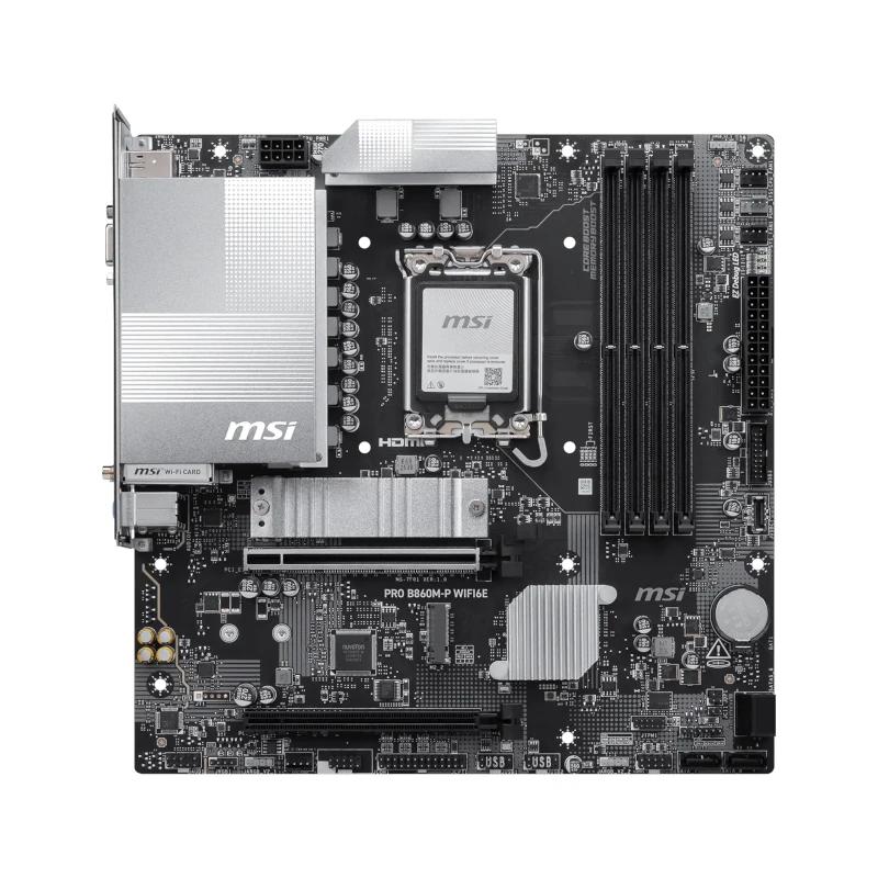 MSI Placa Base PRO B860M-P WIFI6E mATX D5 1851 - Imagem de Detalhe 1