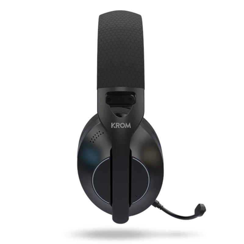 KROM PHASE Auricular GAMING Inalámbrico Negro - Imagem de Detalhe 2