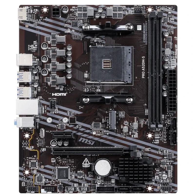 MSI Placa Base PRO A520M-S mATX AM4 - Imagem de Detalhe 1