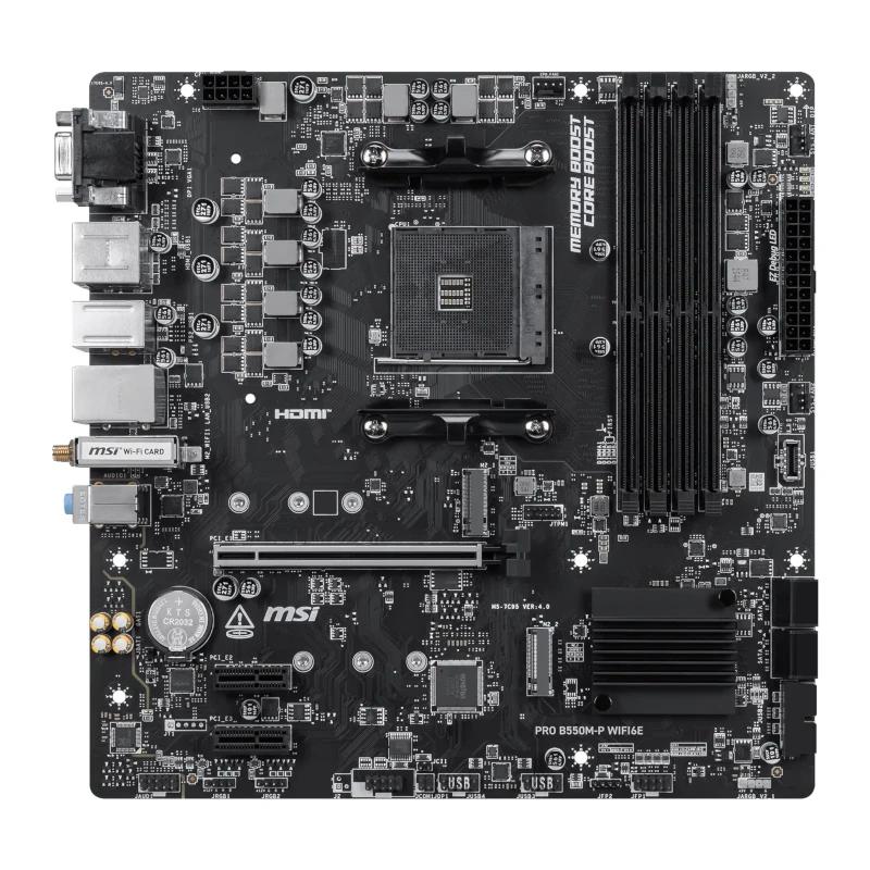 MSI Placa Base PRO B550M-P WIFI6E mATX AM4 - Imagem de Detalhe 1