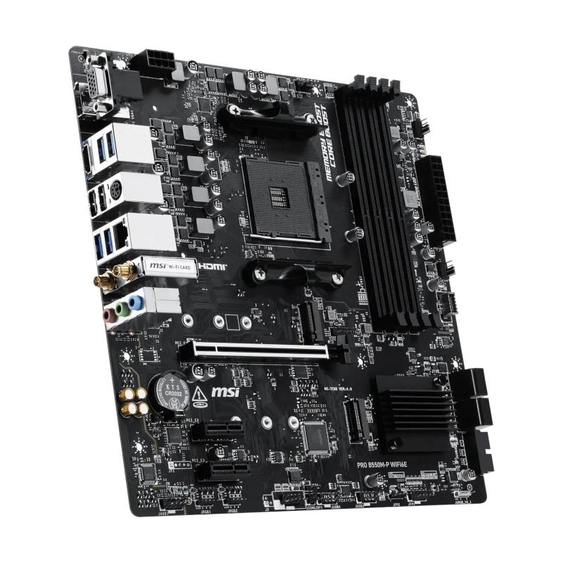 MSI Placa Base PRO B550M-P WIFI6E mATX AM4 - Imagem de Detalhe 2