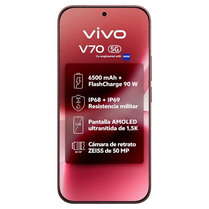 VIVO V70 5G 6.59" 8Gb 512Gb Brown - Imagem de Detalhe 1