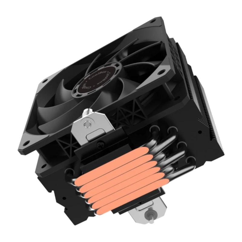 Coolbox Disipador CPU 6 Heatpipes 240W TDP Negro - Imagem de Detalhe 2