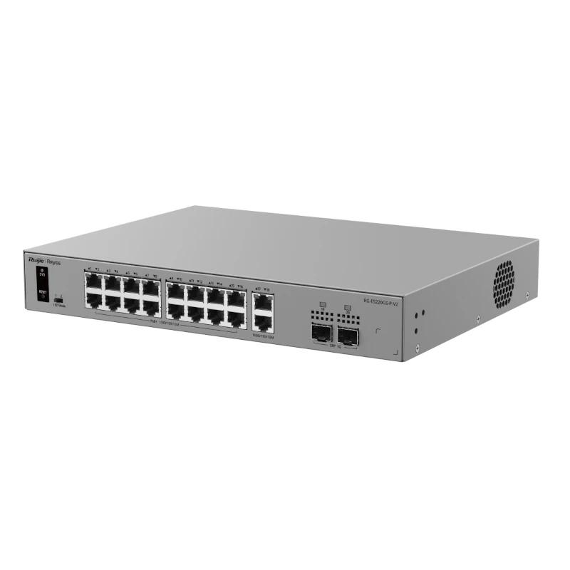 Reyee RG-ES220GS-P-V2 Switch Cloud 16P PoE+ + 2P 1 - Imagem de Detalhe 1