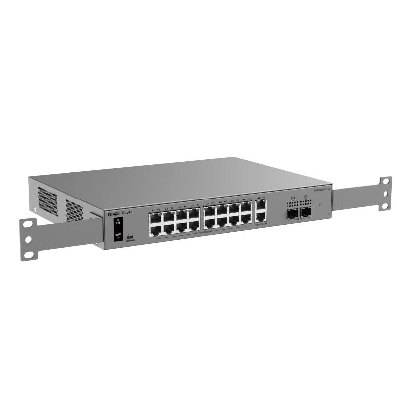 Reyee RG-ES220GS-P-V2 Switch Cloud 16P PoE+ + 2P 1 - Imagem de Detalhe 2