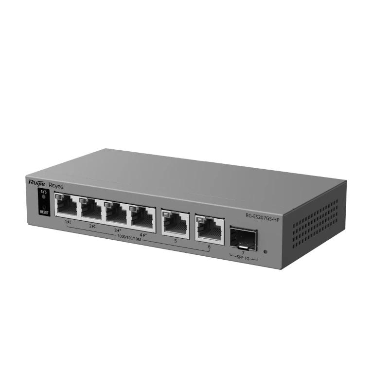 Reyee RG-ES207GS-HP Switch Cloud 2P PoE++ 2P PoE+ - Imagem de Detalhe 2