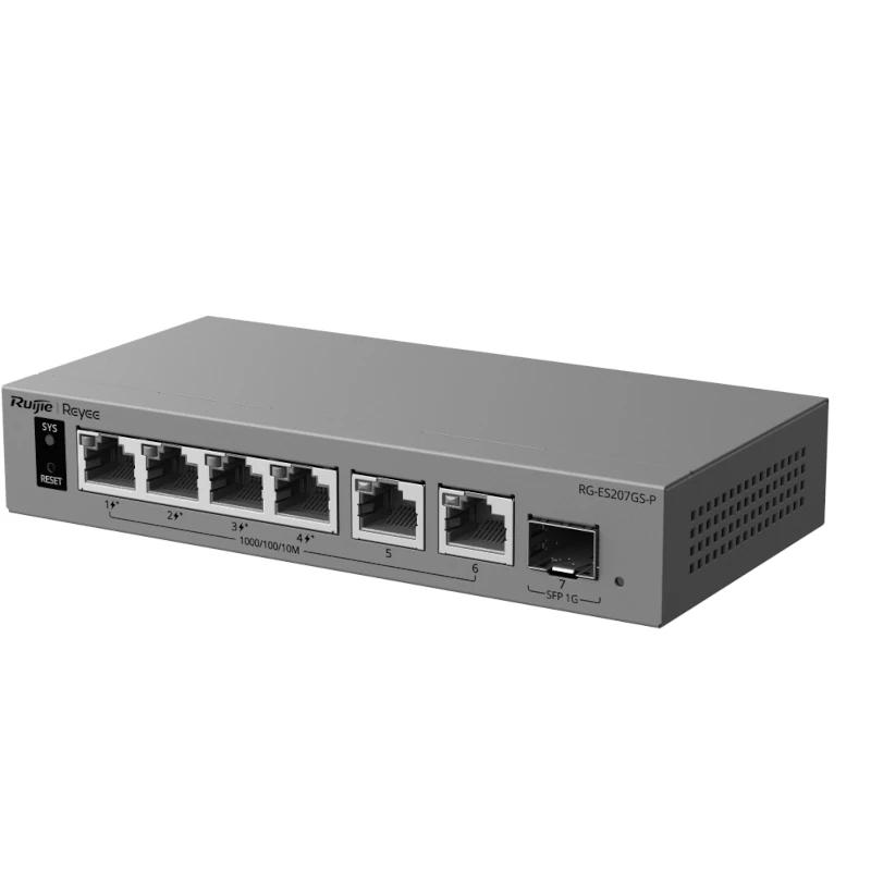 Reyee RG-ES207GS-P Switch Cloud 4P PoE + 2P 1G + 1 - Imagem de Detalhe 2