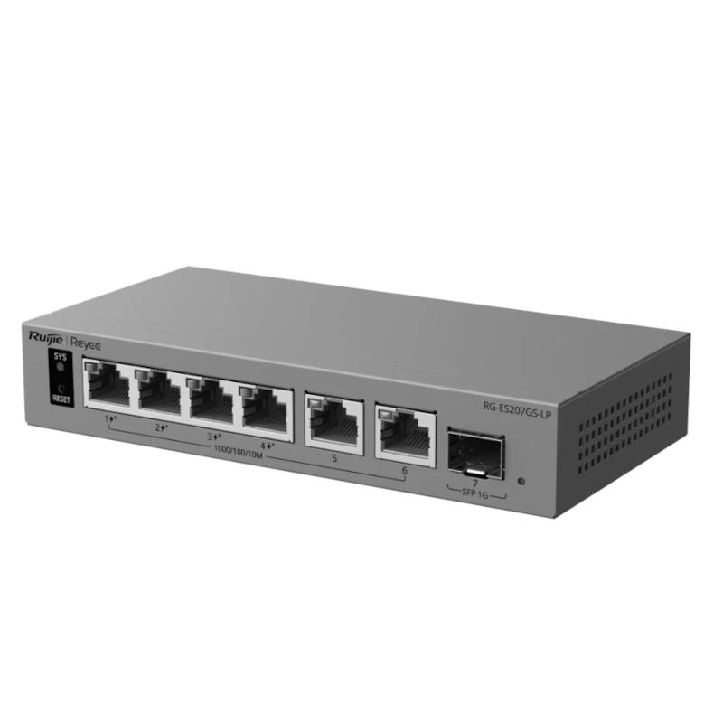 Reyee RG-ES207GS-LP Switch Cloud 4P PoE + 2P 1G + - Imagem de Detalhe 2