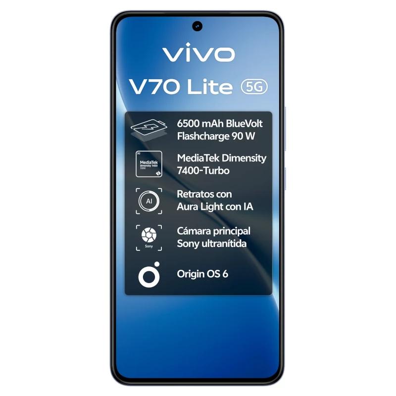 VIVO V70 Lite 5G 6.77" 6Gb 128Gb Blue - Imagem de Detalhe 1