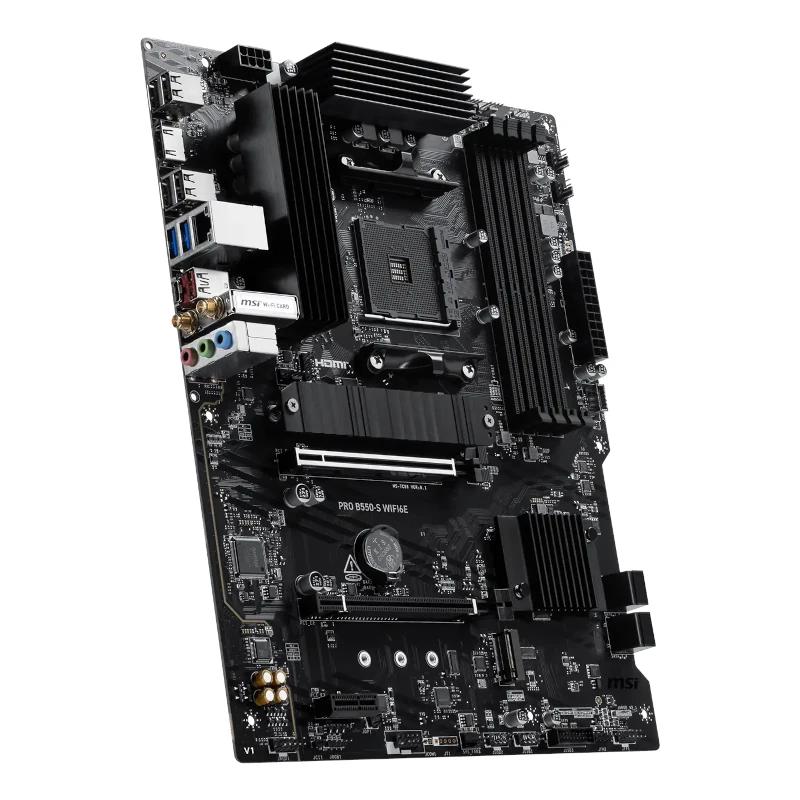 MSI Placa Base PRO B550-S WIFI6E DDR4 AM4 - Imagem de Detalhe 2