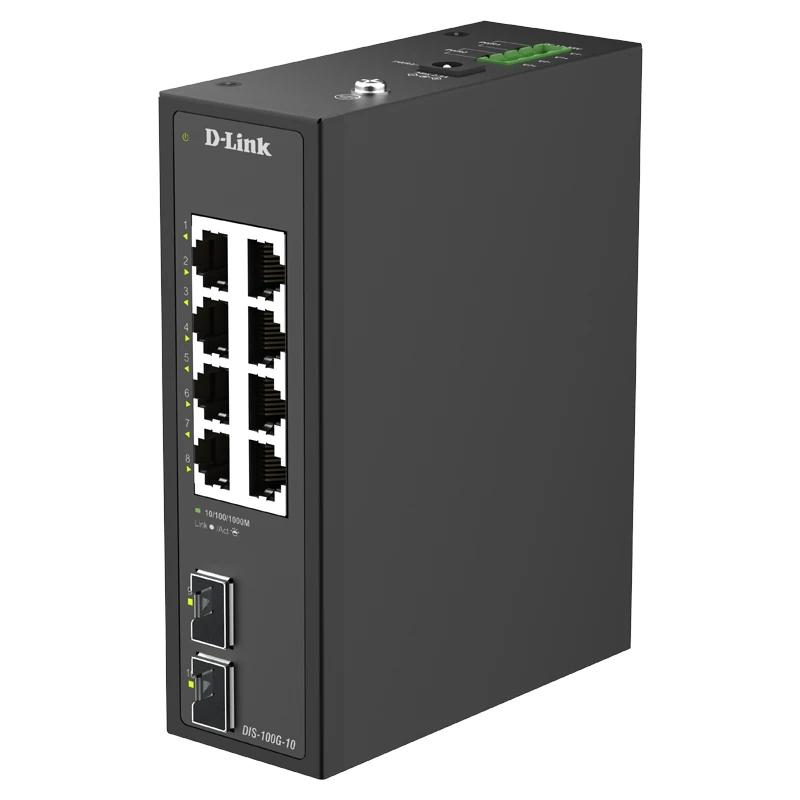 D-link DIS-100G-10P Switch Ind 8xG PoE+ 2x2.5G S - Imagem de Detalhe 1