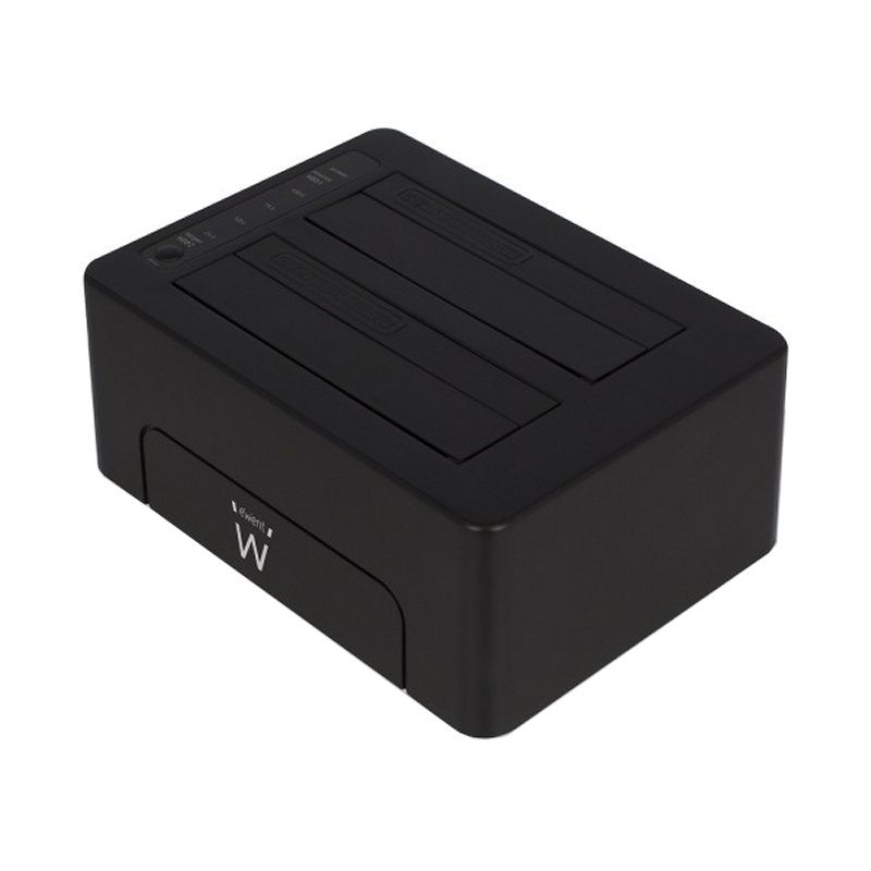 Ewent EW7014 Docking Station para Discos Rígidos USB 3.2 Gen 1 (3.1 Gen 1) Type-A Preto