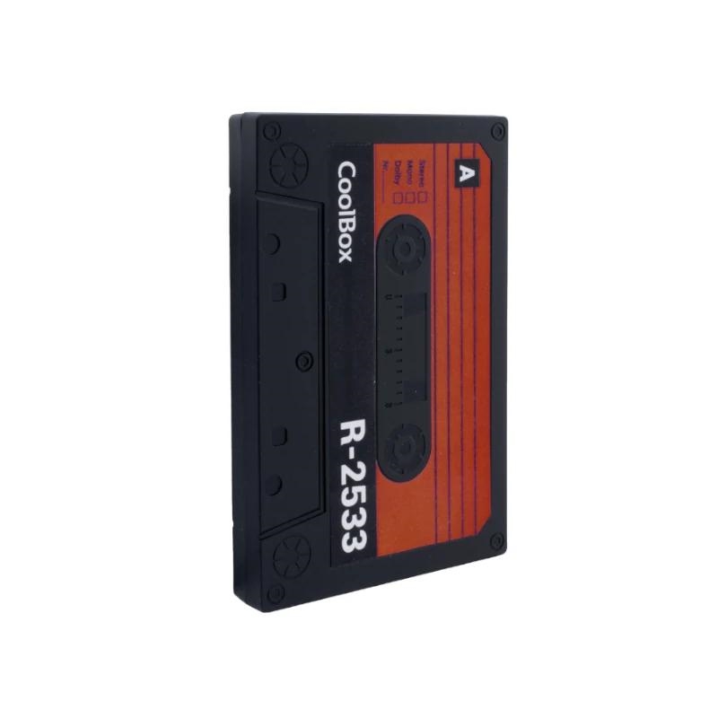 CoolBox SlimChase R-2533 Compartimento HDD/SSD Preto, Vermelho 2.5"