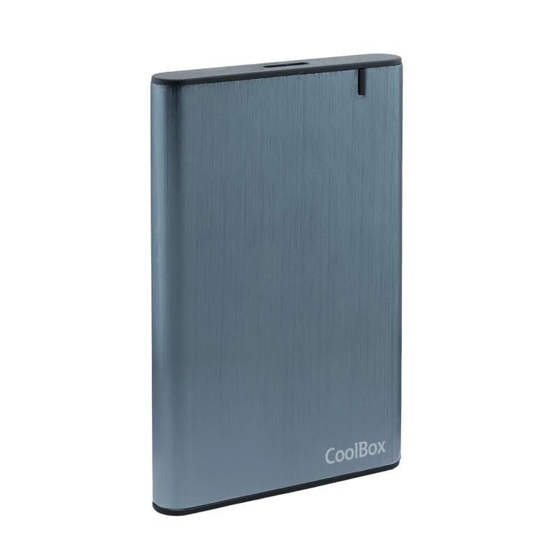 CoolBox SlimChase A-2550 Compartimento HDD/SSD Cinzento 2.5"