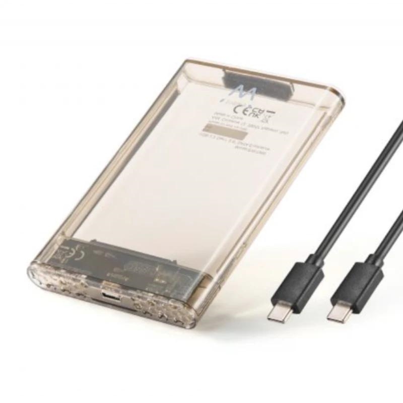 Ewent EW7068 Caixa para Discos Rígidos Compartimento SSD Transparente 2.5"
