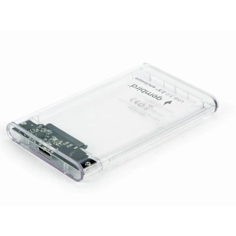 Gembird | Carcasa 2.5" USB3.2 Transpare.Bolsa Trans | 2.5"