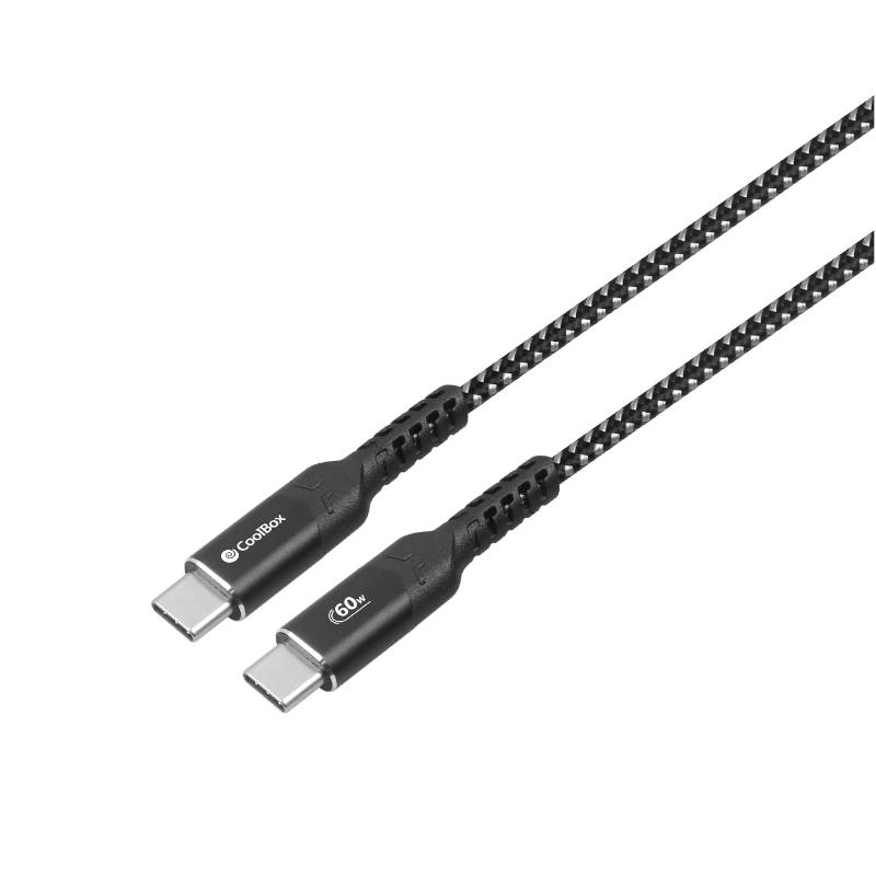 Coolbox | Cable USB-C>USB-C | 60W