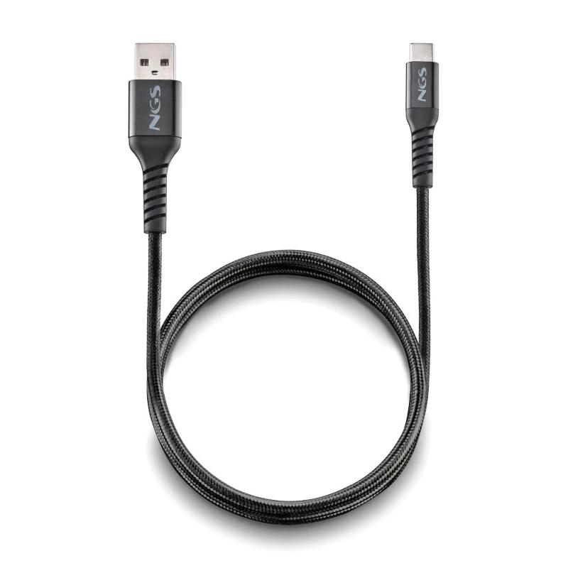 NGS KNOT-AC cabo USB USB 2.0 1 m USB A USB C Preto