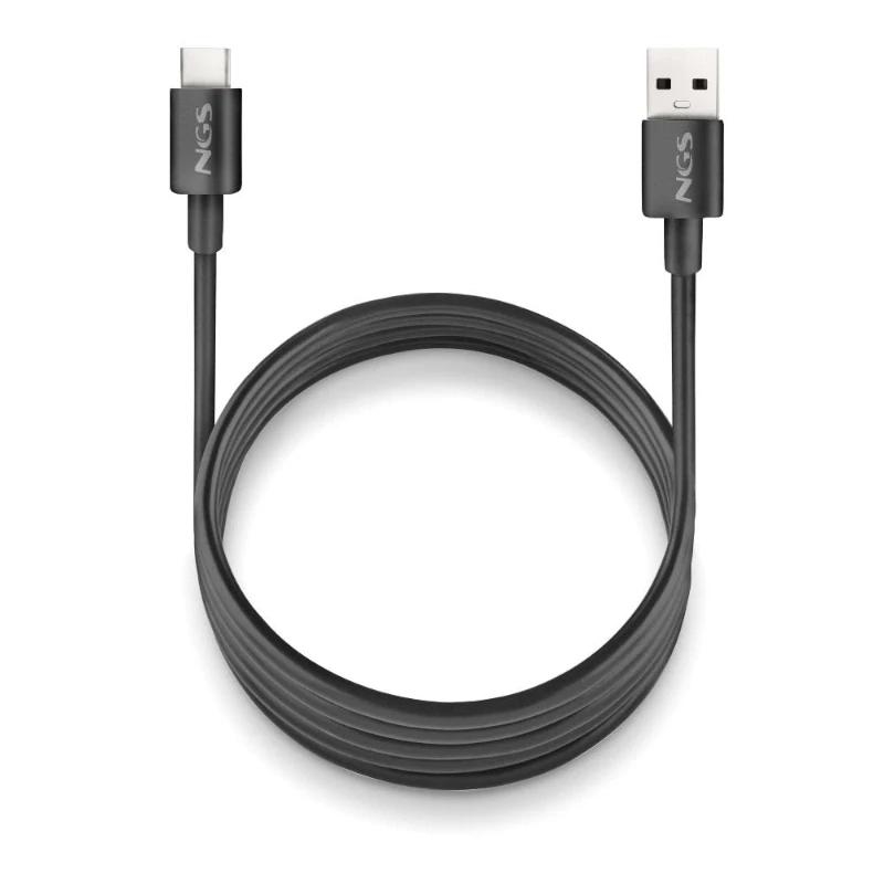 NGS ZYRO-AC cabo USB USB 2.0 1 m USB A USB C Preto