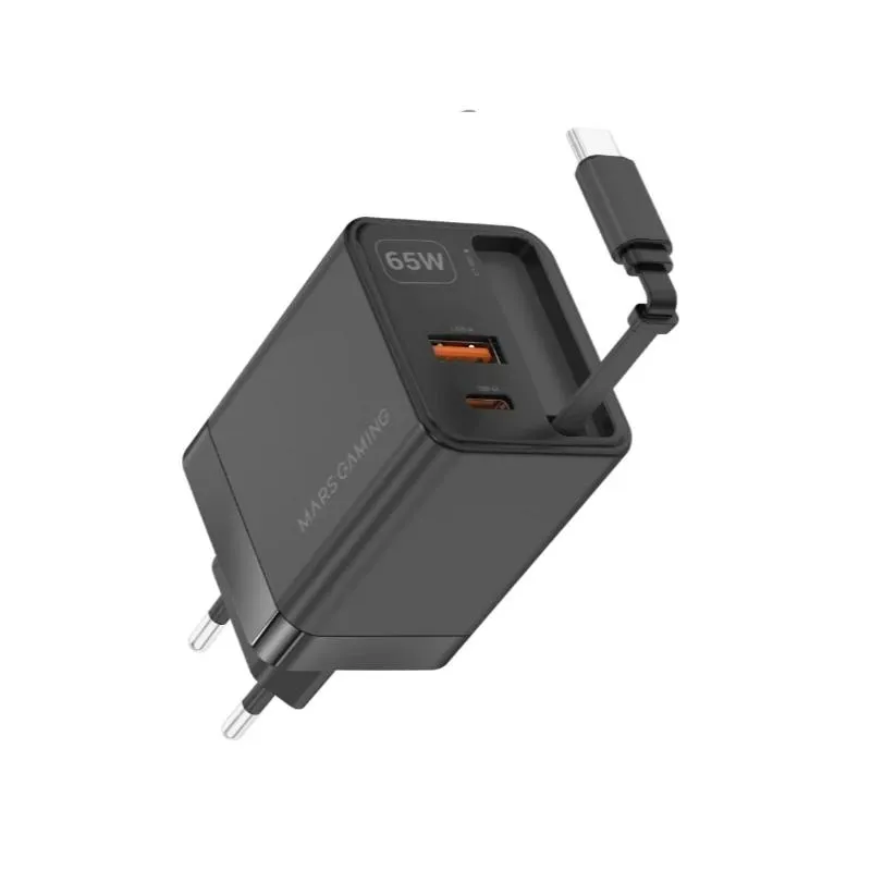 Mars Gaming | Portátil | CARGADOR GAN | 65W