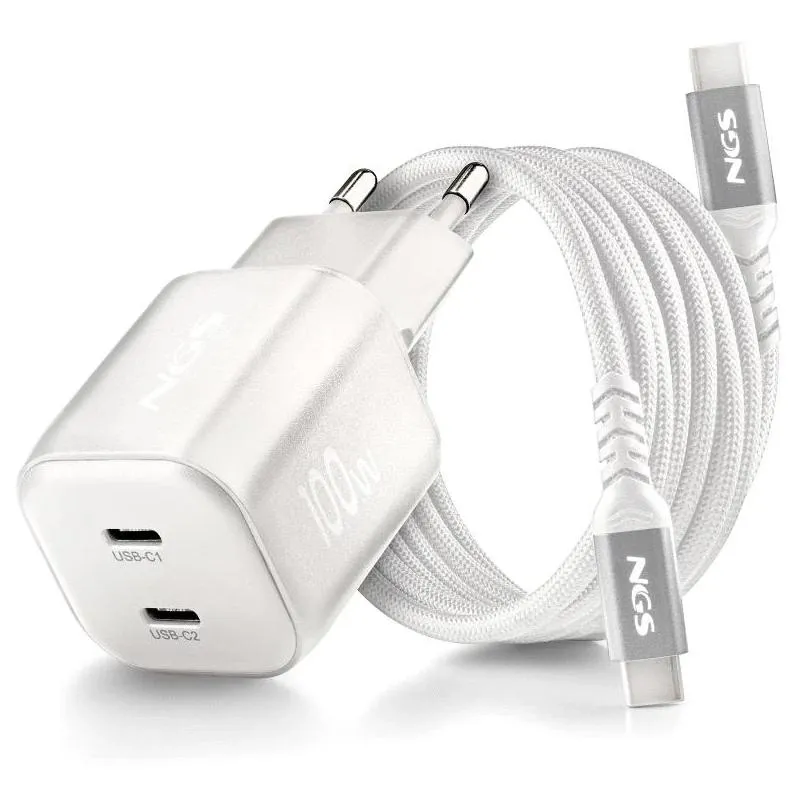 NGS Carg Nano GAN 100W PD3.0 TIPOC UltraRáp. White