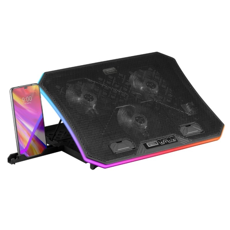 Mars Gaming MNBC6 Suporte para Computadores Portáteis Suporte para computador portátil Preto 48,3 cm (19")
