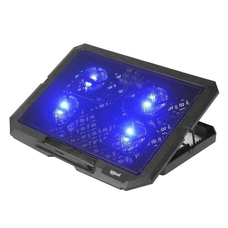 iggual RP4V17 Suporte para computador portátil Preto 43,2 cm (17")