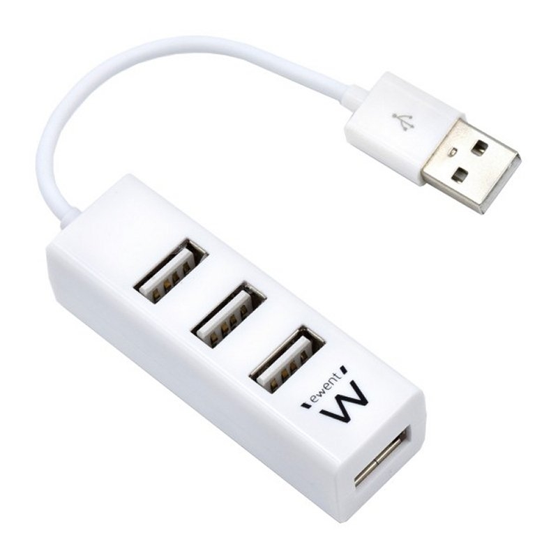 Ewent EW1122 hub de interface USB 2.0 Branco