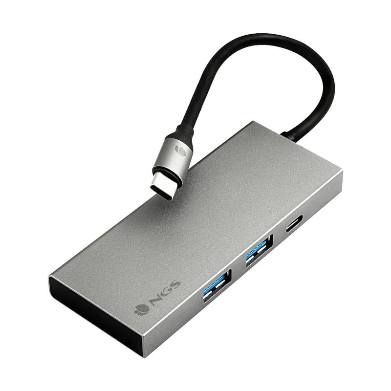NGS WONDER DOCK4 PRO Com fios USB 3.2 Gen 1 (3.1 Gen 1) Type-C Alumínio