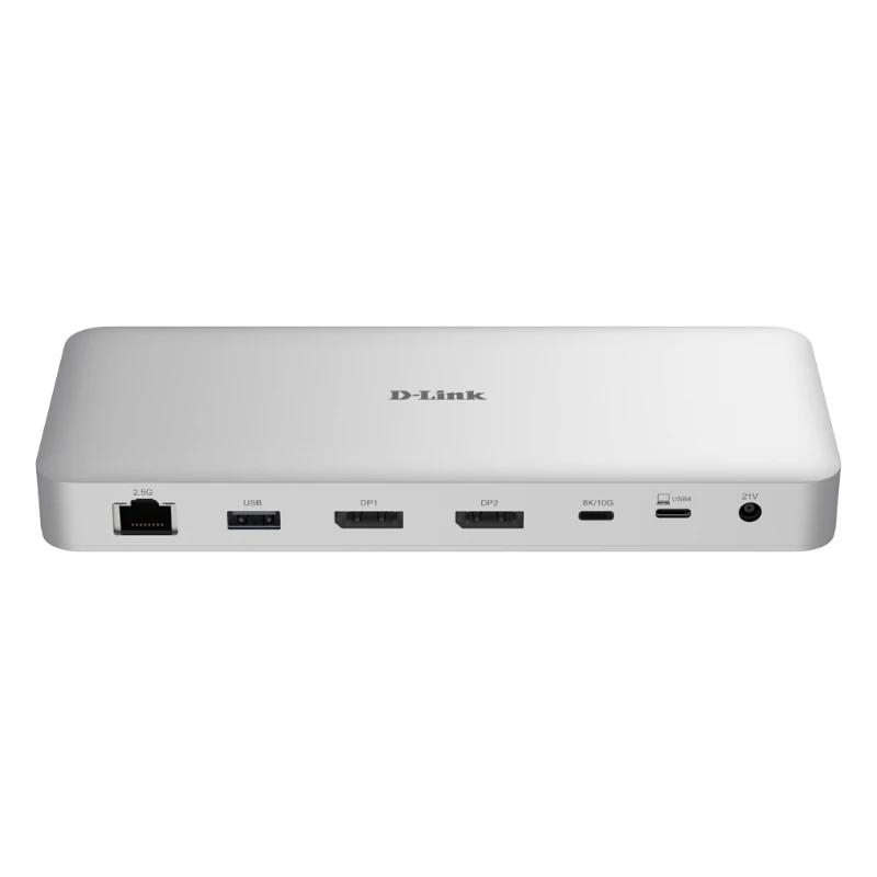 D-Link DUF-901/E base & duplicador de portas Com fios USB4 Cinzento