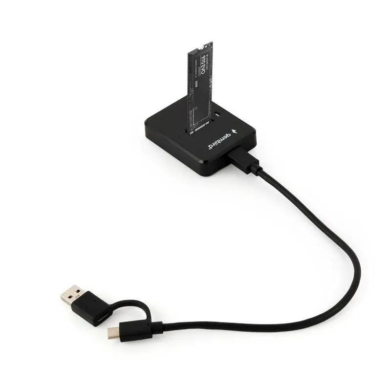 Gembird Estación SSD USB Type-C M.2 SATA y NVME