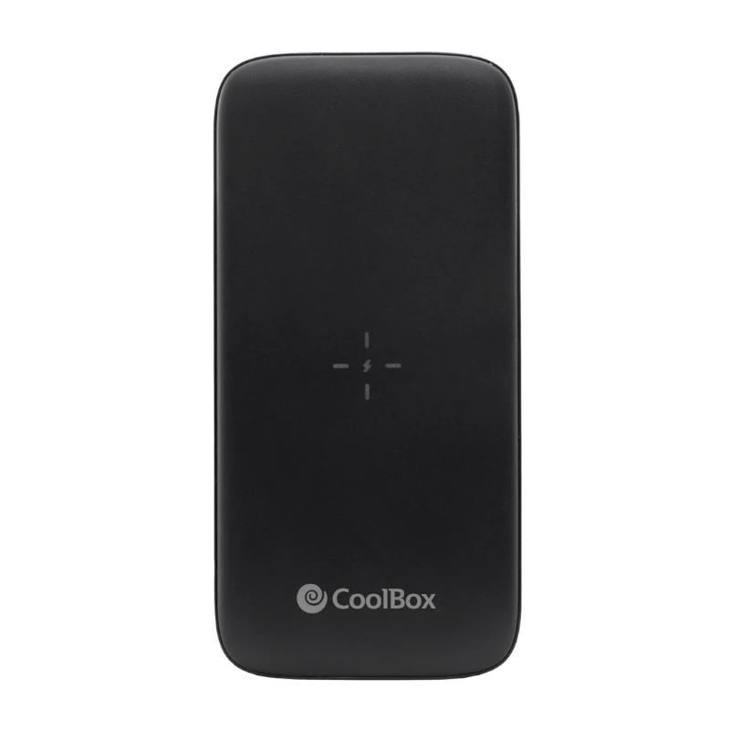 CoolBox COO-PB10KW-BK1 power bank 10000 mAh Carregamento wireless Preto