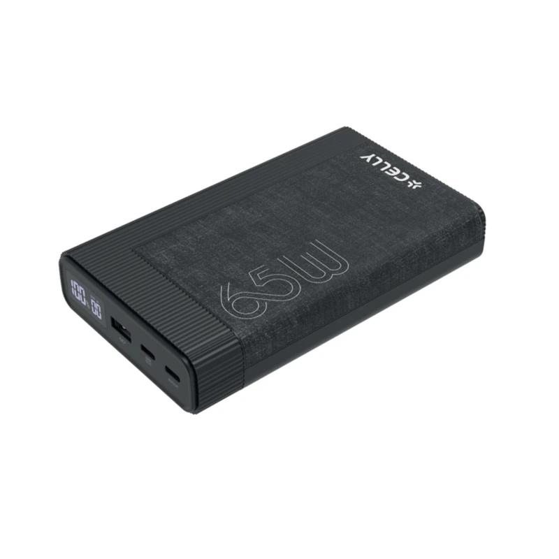Celly PBPD65W20EVOBK power bank 20000 mAh Preto