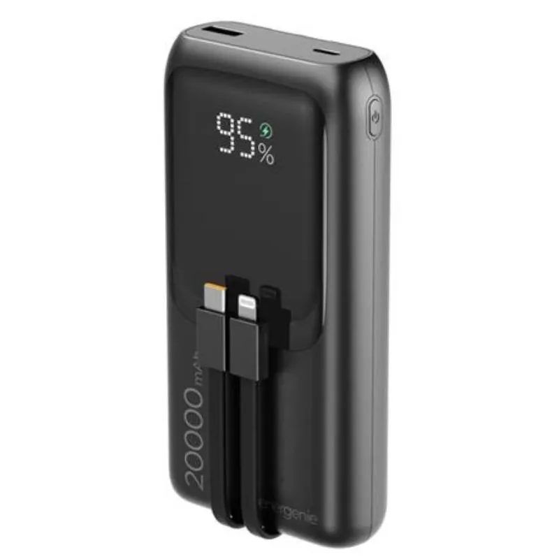 Gembird | Powerbank con cables | 20W
