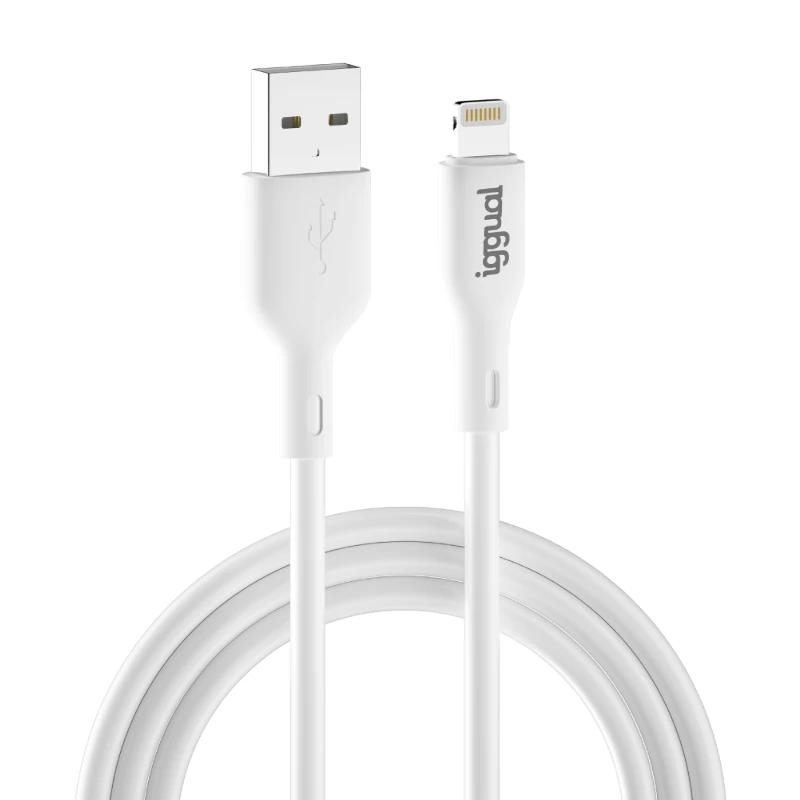 iggual IGG316955 cabo Lightning 1 m Branco