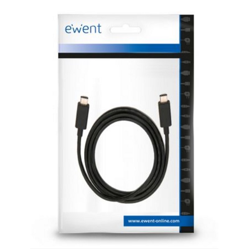 Ewent EC1045 cabo USB USB 3.2 Gen 2 (3.1 Gen 2) 1 m USB C Preto