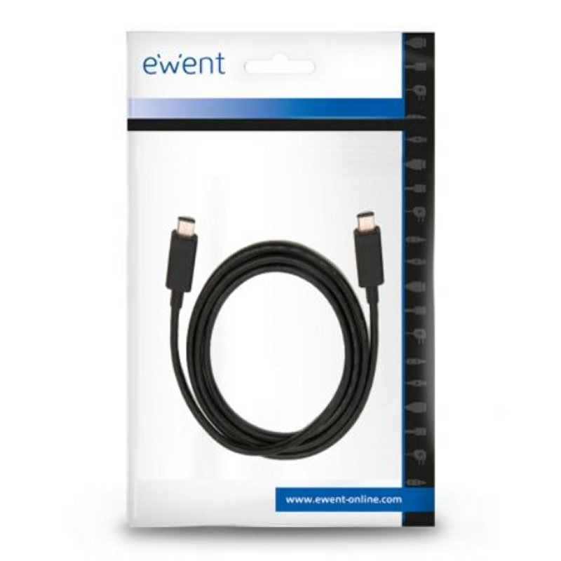 Ewent EC1046 cabo USB USB 3.2 Gen 2 (3.1 Gen 2) 1 m USB C Preto