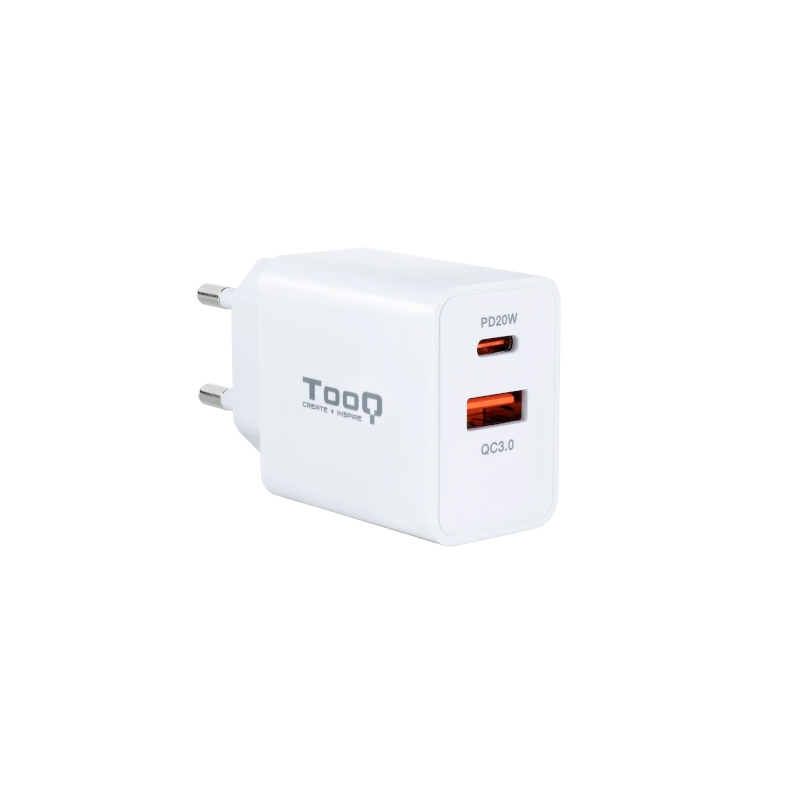TooQ TQWC-2SC04WT carregador de dispositivos móveis Universal Branco AC Carregamento rápido Interior